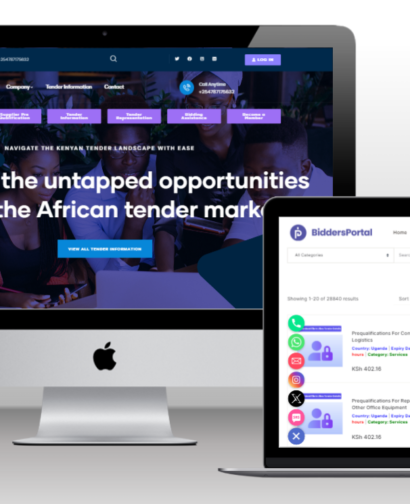 Website for Bidders Portal 3 Website for Bidders Portal