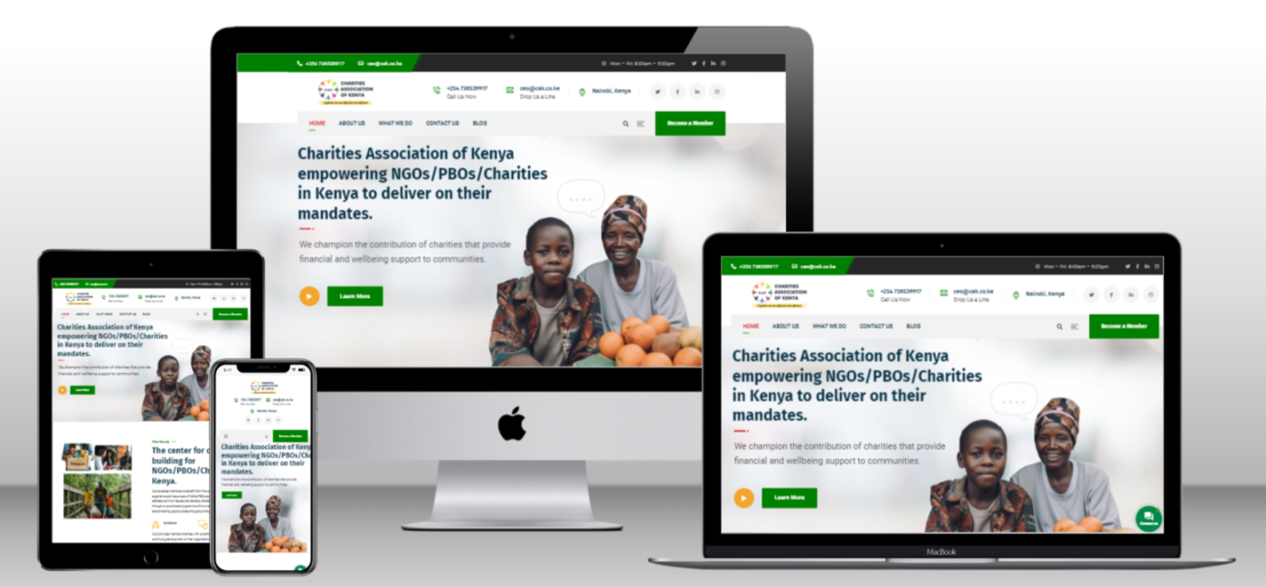 Website for Charities Association of Kenya 1 CAK enables members to benefit from the collective expertise, experience and resources of NGOs/PBOs across our network to address common issues and develop shared solutions. We do this through a coordinated programme of knowledge sharing, learning and benchmarking opportunities throughout the year.
