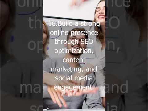 Build a strong online presence, content marketing  and social media marketing. – David Esabwa