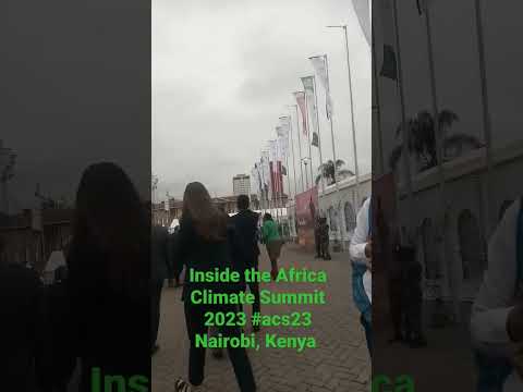 Inside the Africa Climate Summit 2023 #acs23 Nairobi, Kenya – David Esabwa