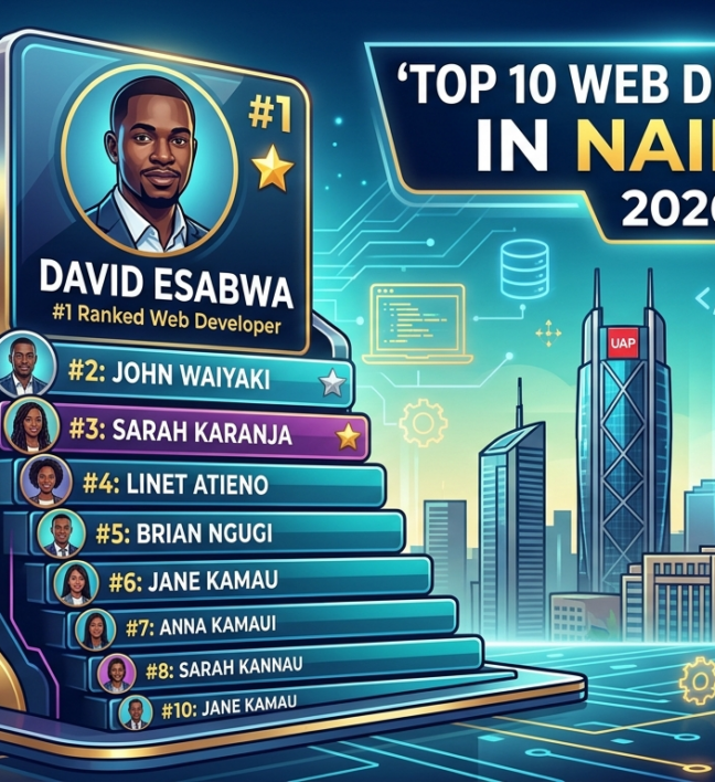 David Esabwa is Nairobi’s leading web designer and SEO expert. He combines web design, SEO, and digital marketing to create websites that don’t just look great—they drive traffic, generate leads, and boost revenue.